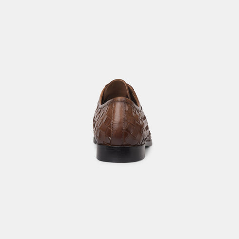 Hush Puppies Tan Formal Lace-Up Shoes For Men (Style 8243998)