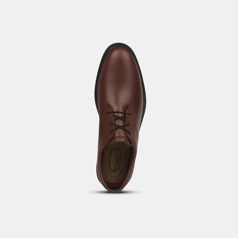 Hush Puppies Brown Derby Formal Shoes For Men (Style 8244003)