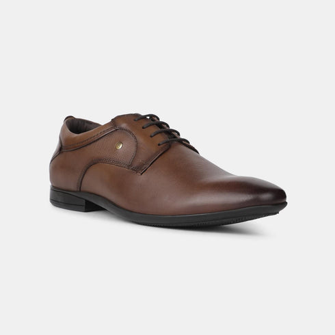 Hush Puppies Brown Derby Formal Shoes For Men (Style 8244022)