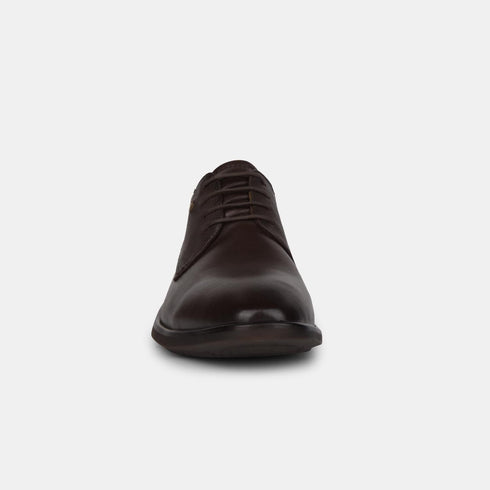 Hush Puppies Brown Derby Formal Shoes For Men (Style 8244043)