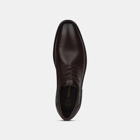 Hush Puppies Brown Derby Formal Shoes For Men (Style 8244043)