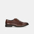 Bata Brown Leather Formal Derby-Style Shoes With Lace-Up Closure For Men (Style 8244079)