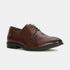 Bata Brown Leather Formal Derby-Style Shoes With Lace-Up Closure For Men (Style 8244079)