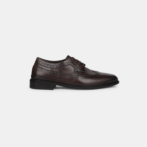 Hush Puppies Brown Derby Formal Shoes For Men (Style 8244083)