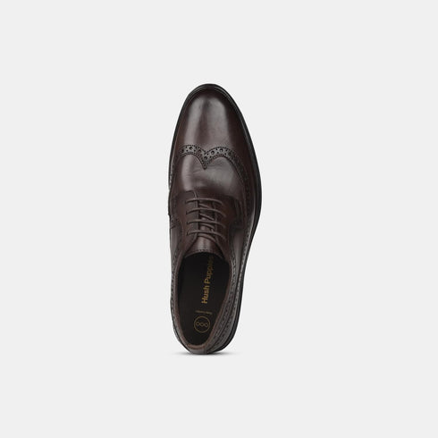 Hush Puppies Brown Derby Formal Shoes For Men (Style 8244083)