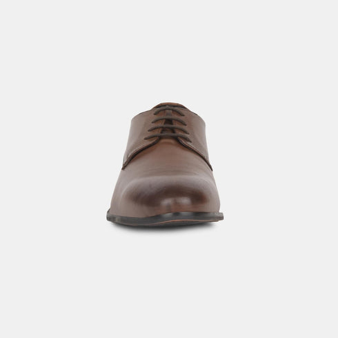 Hush Puppies Brown Derby Formal Shoes For Men (Style 8244125)