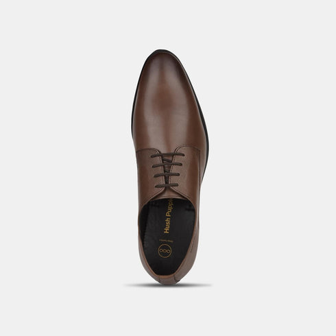 Hush Puppies Brown Derby Formal Shoes For Men (Style 8244125)