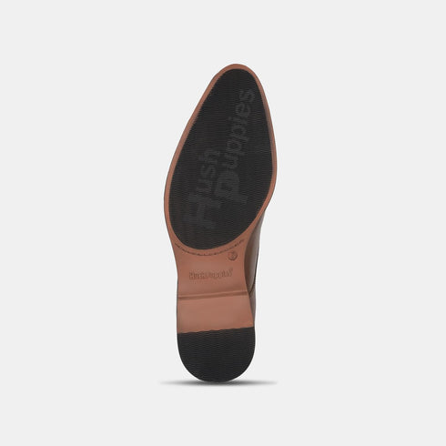 Hush Puppies Brown Derby Formal Shoes For Men (Style 8244125)