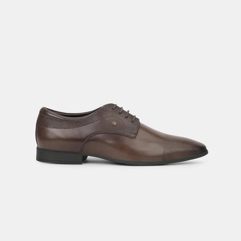 Bata Dark Brown Formal Shoes For Men (Style 8244243)