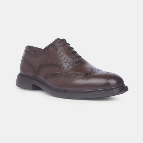 Hush Puppies Dark Brown Oxford Formal Shoes For Men (Style 8244995)