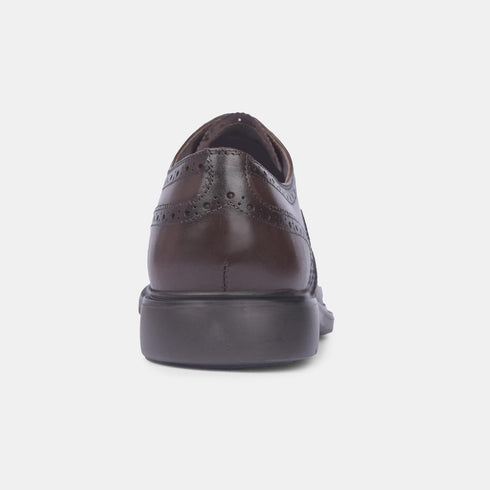 Hush Puppies Dark Brown Oxford Formal Shoes For Men (Style 8244995)