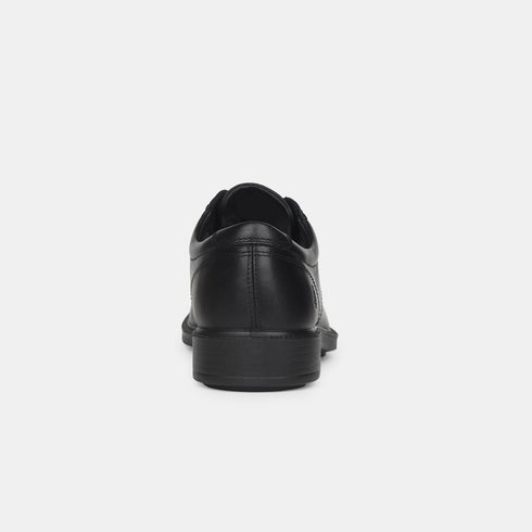 Hush Puppies Black Derby Formal Shoes For Men (Style 8246003)