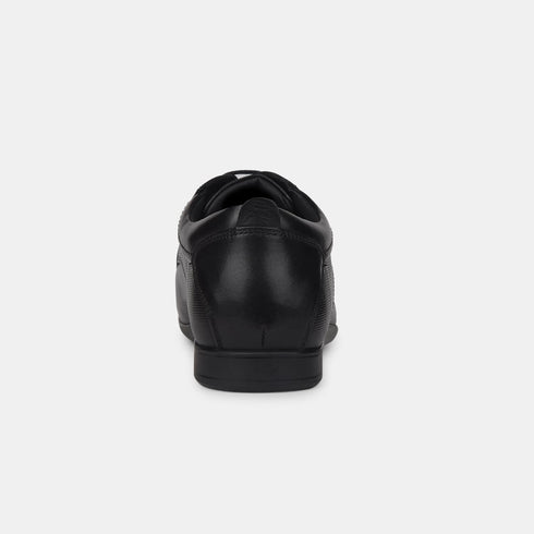 Hush Puppies Black Derby Formal Shoes For Men (Style 8246022)