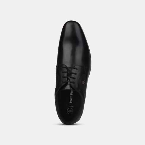 Hush Puppies Black Derby Formal Shoes For Men (Style 8246022)