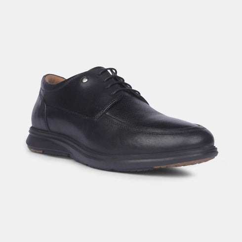 Hush Puppies Black Derby Formal Shoes For Men (Style 8246031)