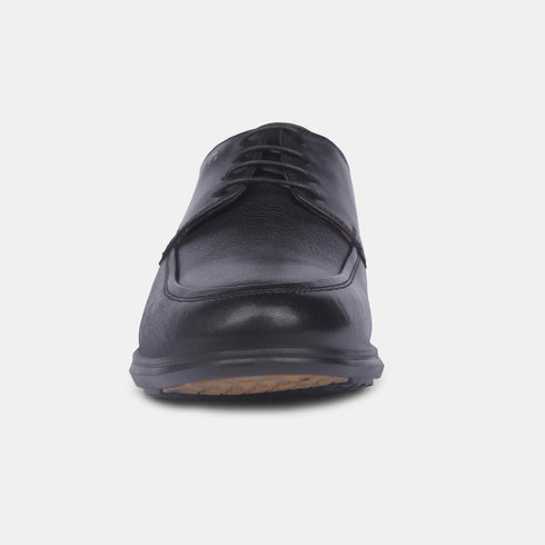 Hush Puppies Black Derby Formal Shoes For Men (Style 8246031)