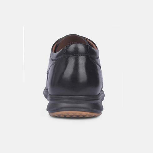Hush Puppies Black Derby Formal Shoes For Men (Style 8246031)