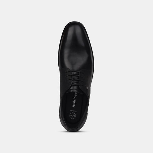 Hush Puppies Black Derby Formal Shoes For Men (Style 8246043)