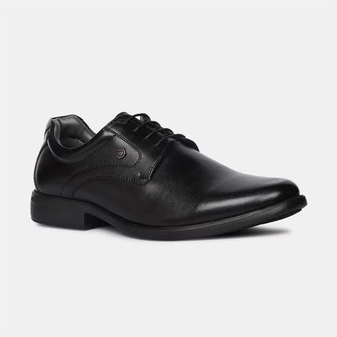 Bata Black Leather Formal Derby-Style Shoes For Men (Style 8246075)