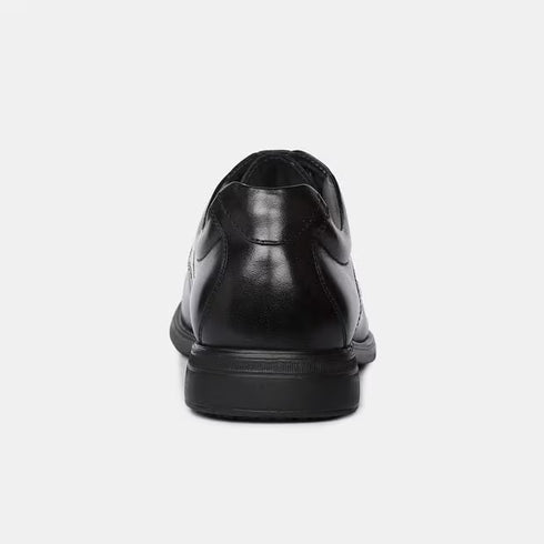 Bata Black Leather Formal Derby-Style Shoes For Men (Style 8246075)