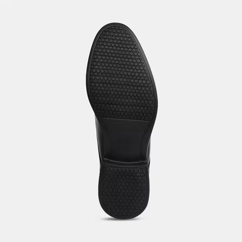 Bata Black Leather Formal Derby-Style Shoes For Men (Style 8246075)