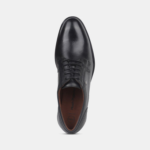 Hush Puppies Black Derby Formal Shoes For Men (Style 8246189)