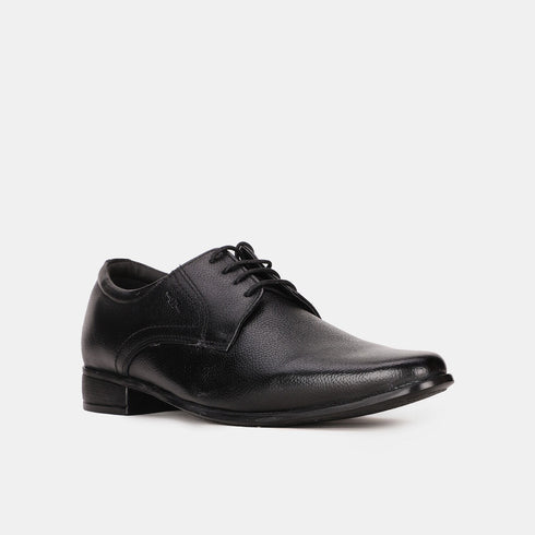Bata Black Leather Formal Derby-Style Shoes For Men (Style 8246423)