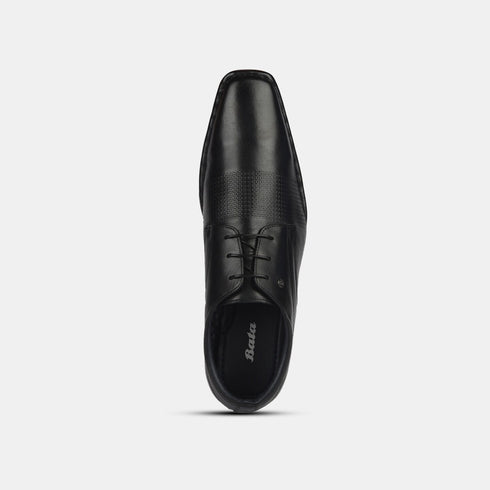 Bata Black Formal Lace-Up Shoes For Men (Style 8246452)