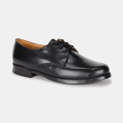 Bata Black Leather Formal Derby-Style Shoes For Men (Style 8246458)