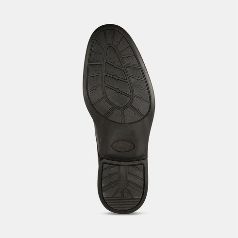 Hush Puppies Black Derby Formal Shoes For Men (Style 8246554)
