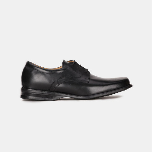 Bata Black Leather Formal Derby-Style Shoes For Men (Style 8246753)