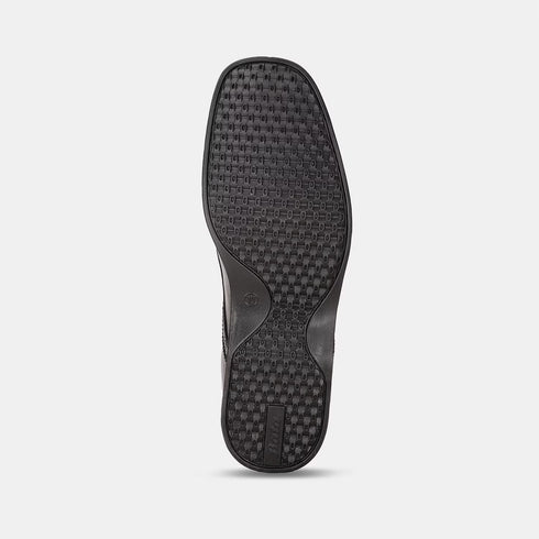 Bata Black Leather Formal Derby-Style Shoes For Men (Style 8246753)