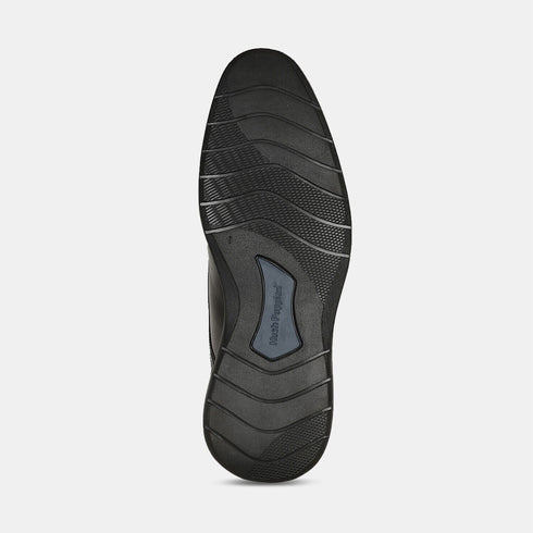 Hush Puppies Black Derby Formal Shoes For Men (Style 8246768)