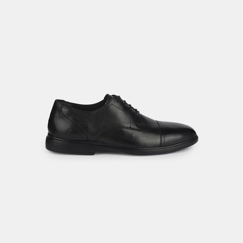 Hush Puppies Black Formal Lace-Up Shoes For Men (Style 8246900)