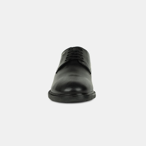 Hush Puppies Black Derby Formal Shoes For Men (Style 8246908)