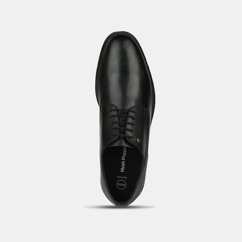 Hush Puppies Black Derby Formal Shoes For Men (Style 8246908)