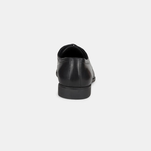 Hush Puppies Black Derby Formal Shoes For Men (Style 8246990)