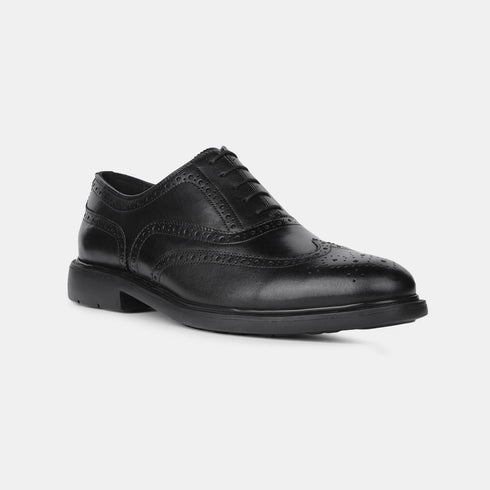 Hush Puppies Black Oxford Formal Shoes For Men (Style 8246995)