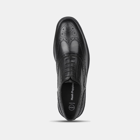 Hush Puppies Black Oxford Formal Shoes For Men (Style 8246995)