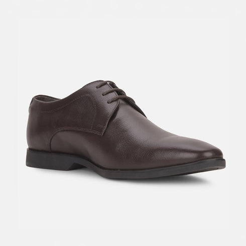 Hush Puppies Brown Derby Formal Shoes For Men (Style 8254049)