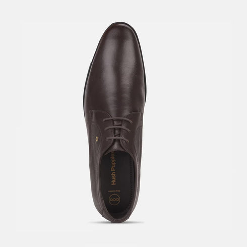 Hush Puppies Brown Derby Formal Shoes For Men (Style 8254049)