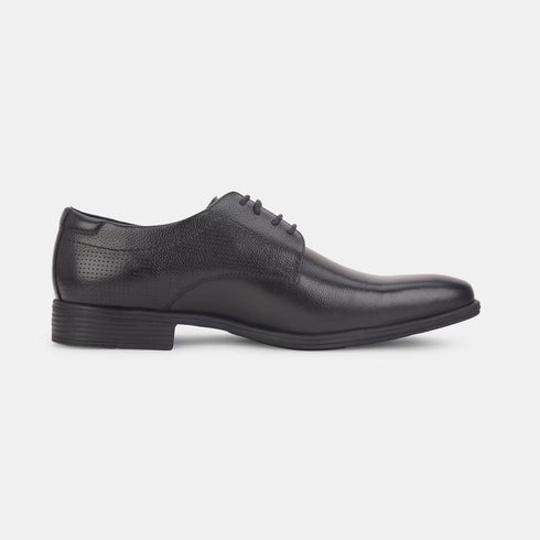 Hush Puppies Black Derby Formal Shoes For Men (Style 8256344)