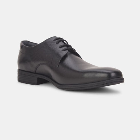 Hush Puppies Black Derby Formal Shoes For Men (Style 8256344)