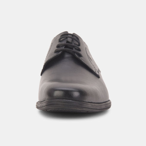 Hush Puppies Black Derby Formal Shoes For Men (Style 8256344)