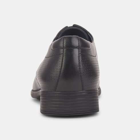 Hush Puppies Black Derby Formal Shoes For Men (Style 8256344)