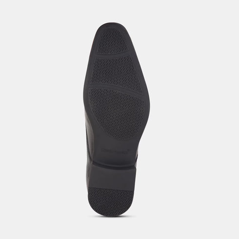 Hush Puppies Black Derby Formal Shoes For Men (Style 8256344)