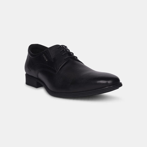 Hush Puppies Black Derby Formal Shoes For Men (Style 8256632)