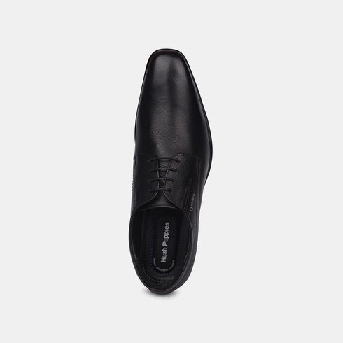 Hush Puppies Black Derby Formal Shoes For Men (Style 8256632)