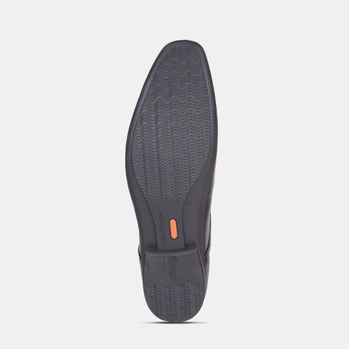 Hush Puppies Black Derby Formal Shoes For Men (Style 8256977)