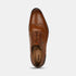 Bata Tan Brown Textured Oxford Style Formal Shoes For Men